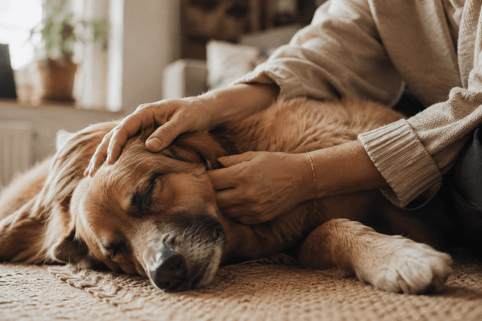 Cuidando de un perro en casa
